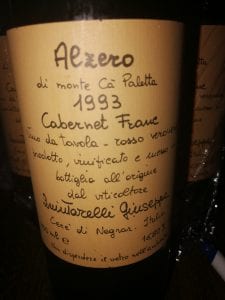 1993 Alzero Cabernet Franc